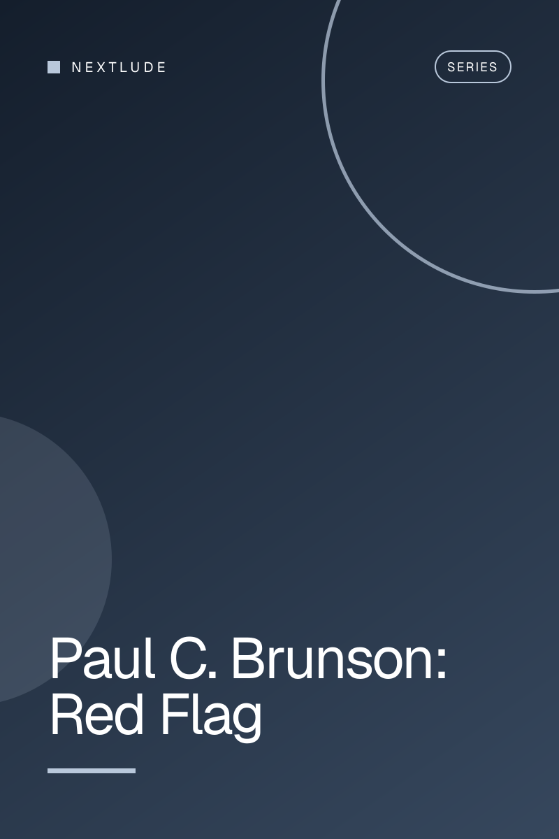 Paul C. Brunson: Red Flag